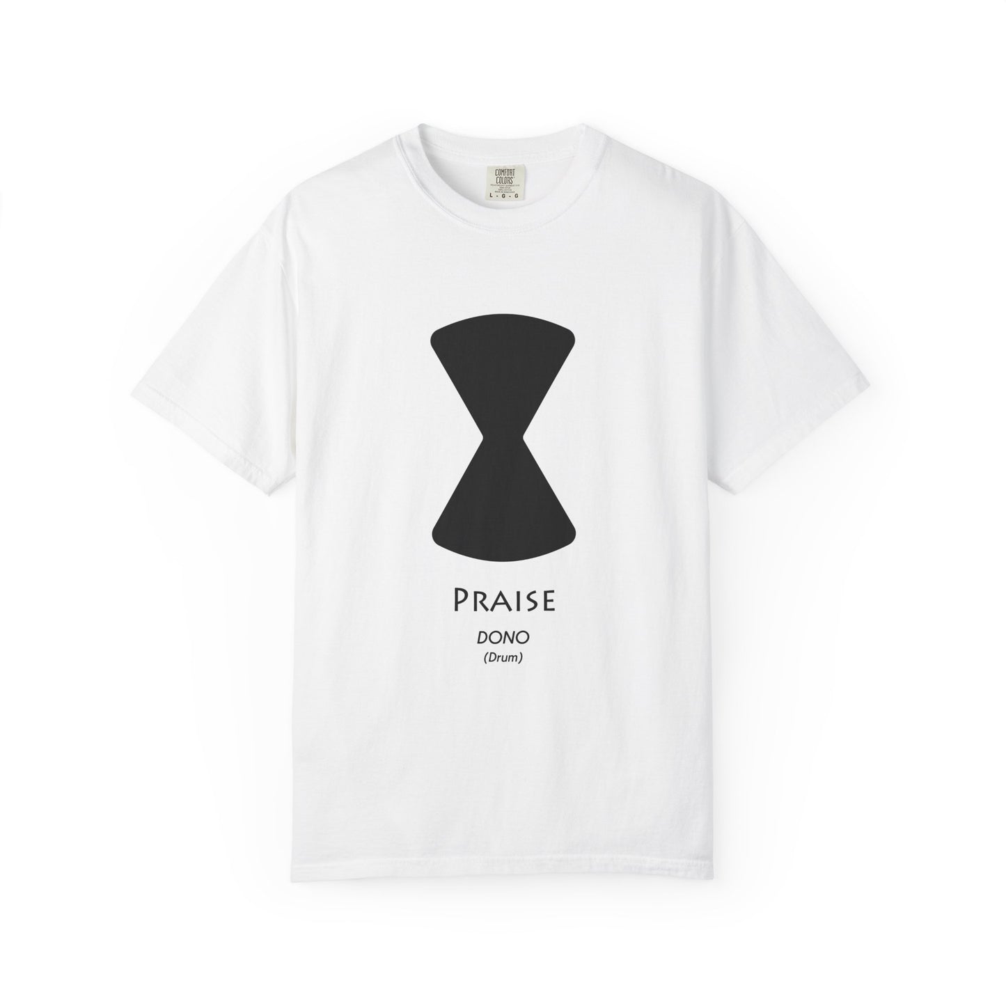 Unisex Garment-Dyed T-Shirt with 'Praise' Graphic - Casual and Comfortable Wear
