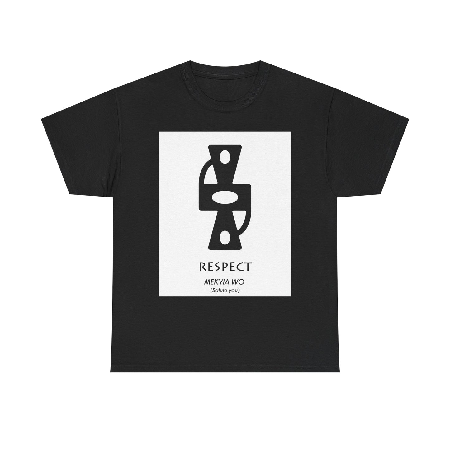 Unisex Heavy Cotton Tee - Respect Graphic T-Shirt for Everyday Affirmation