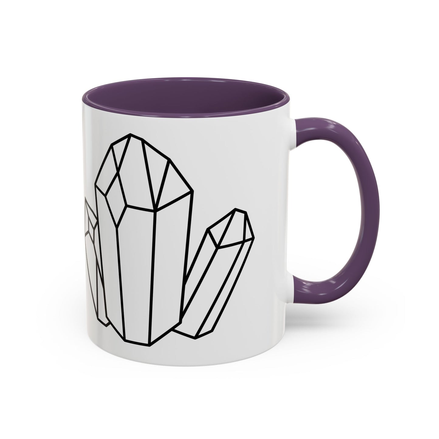 Minimalist Crystal Accent Coffee Mug - Perfect for Home and Office