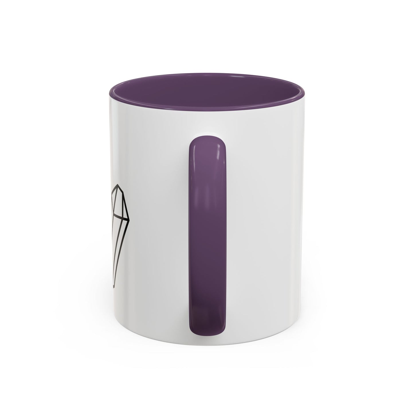 Minimalist Crystal Accent Coffee Mug - Perfect for Home and Office
