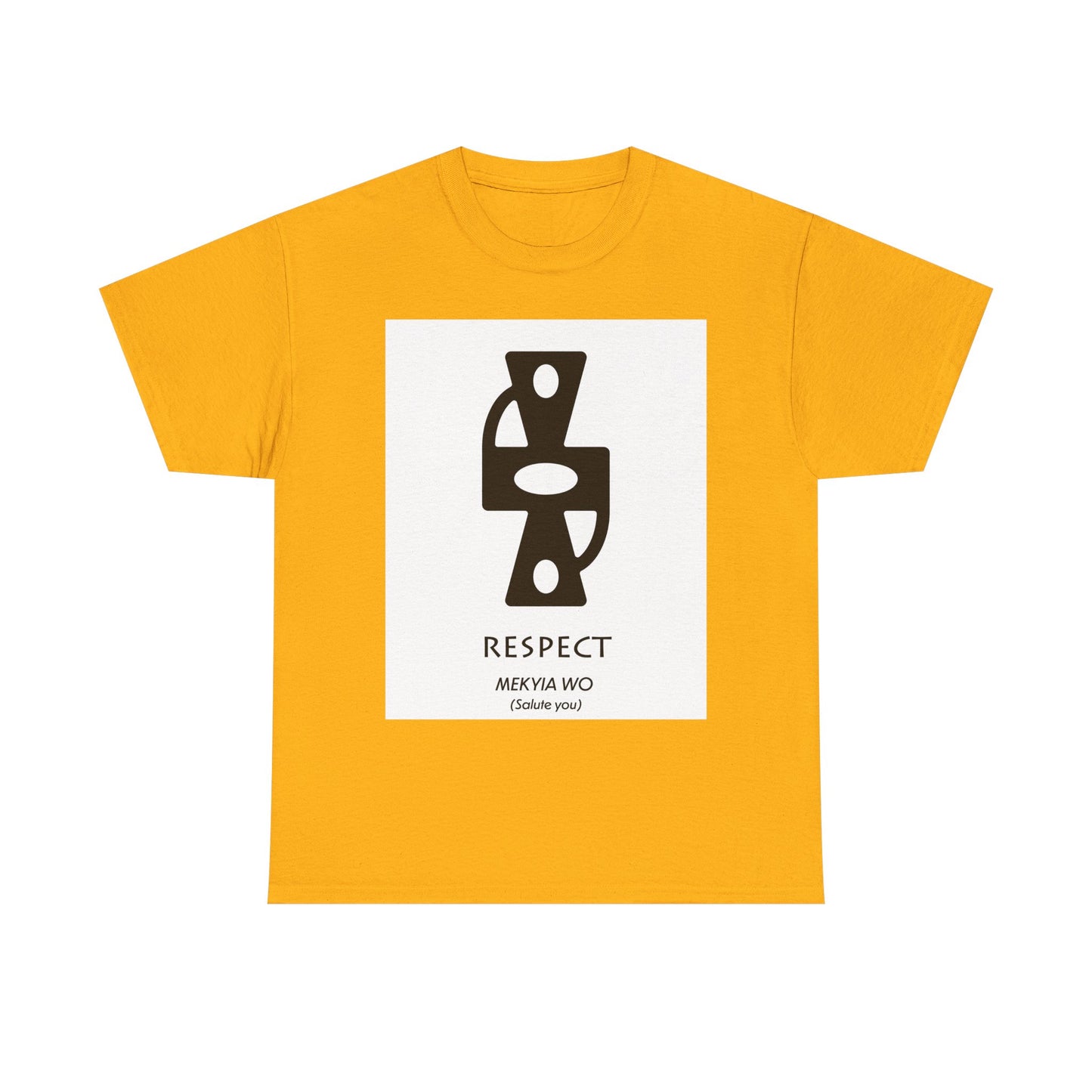 Unisex Heavy Cotton Tee - Respect Graphic T-Shirt for Everyday Affirmation