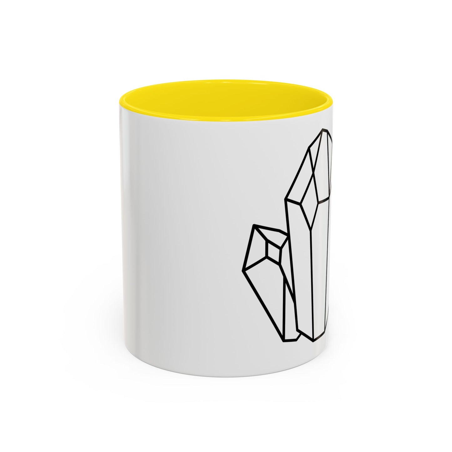Minimalist Crystal Accent Coffee Mug - Perfect for Home and Office