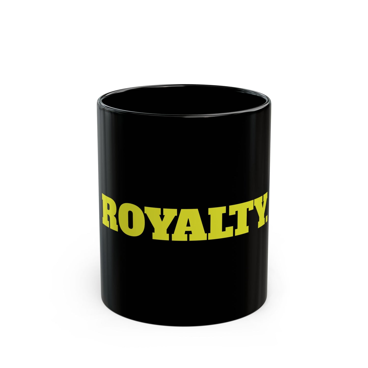 Inspirational Black Mug - ROYALTY - A strong cup for a strong man
