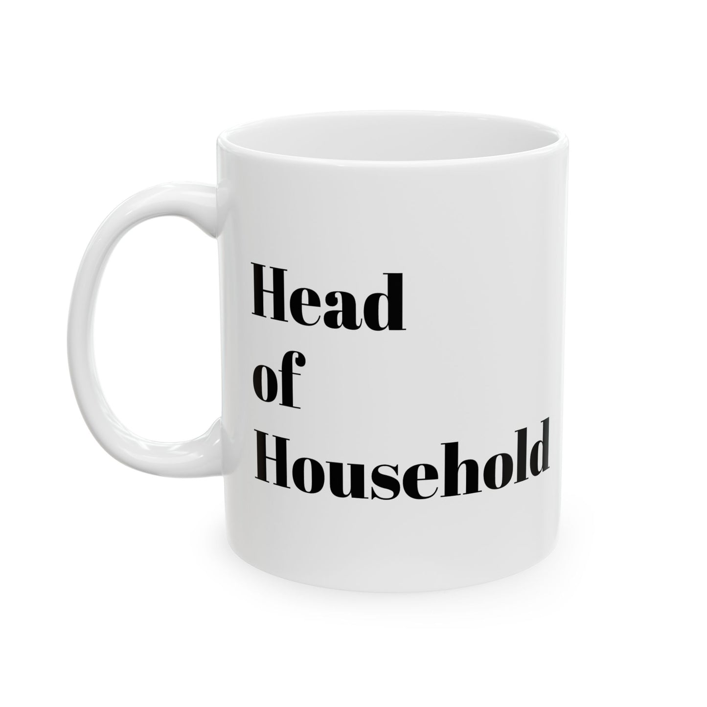 Artistic Black & White Ceramic Mug - 11oz & 15oz