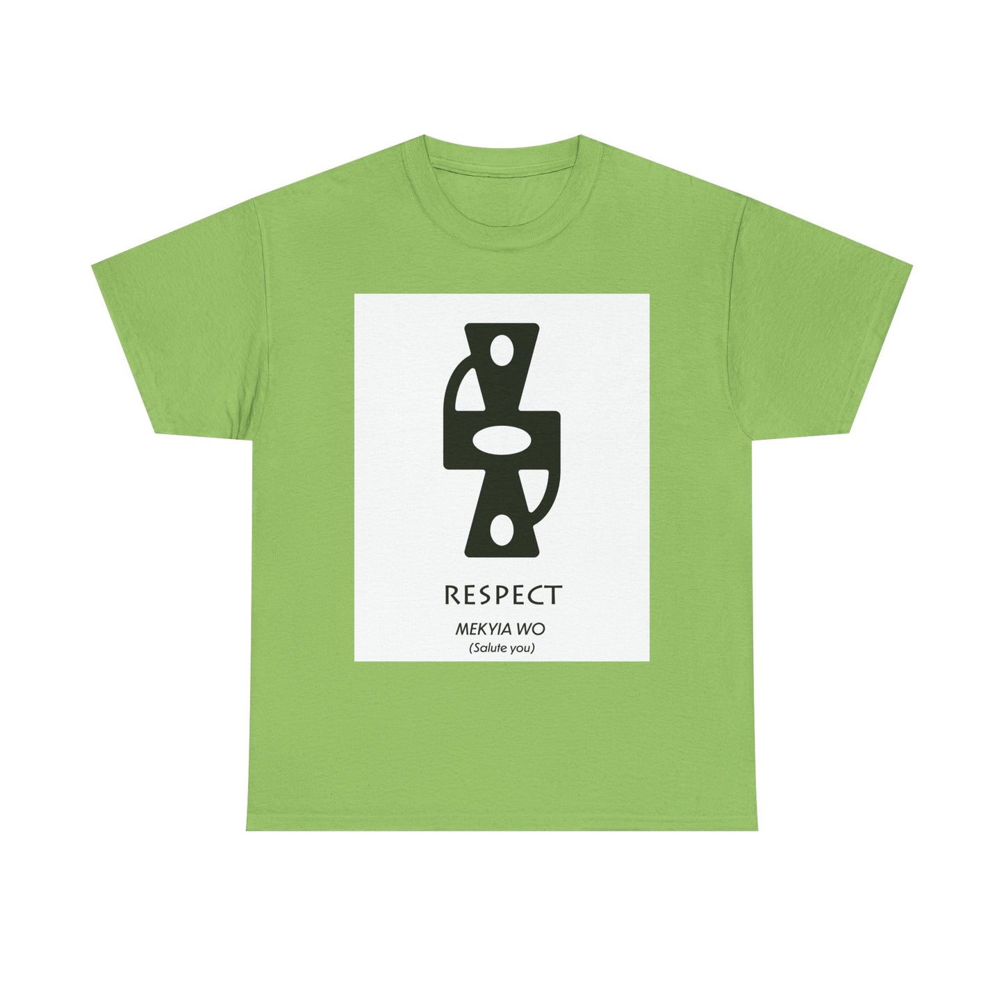 Unisex Heavy Cotton Tee - Respect Graphic T-Shirt for Everyday Affirmation