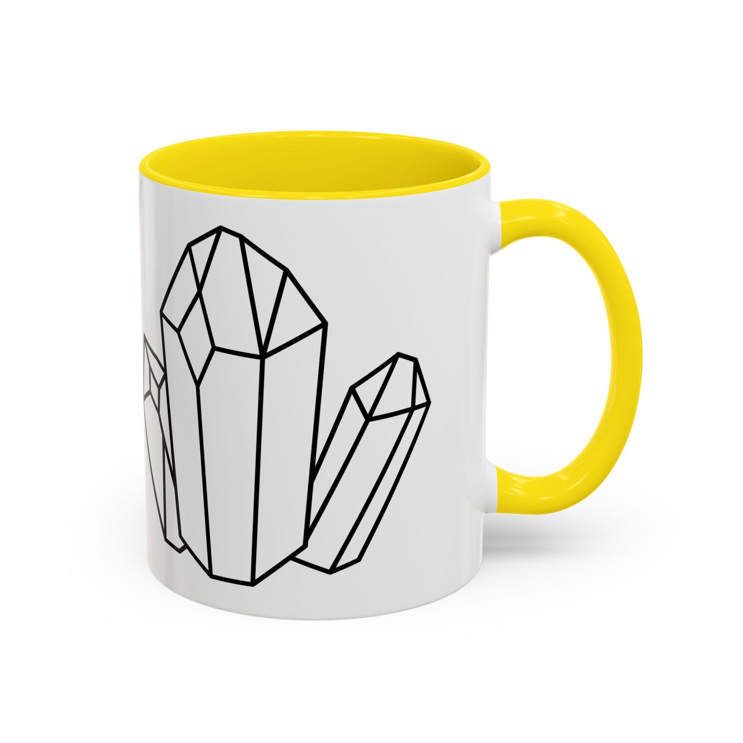 Minimalist Crystal Accent Coffee Mug - Perfect for Home and Office