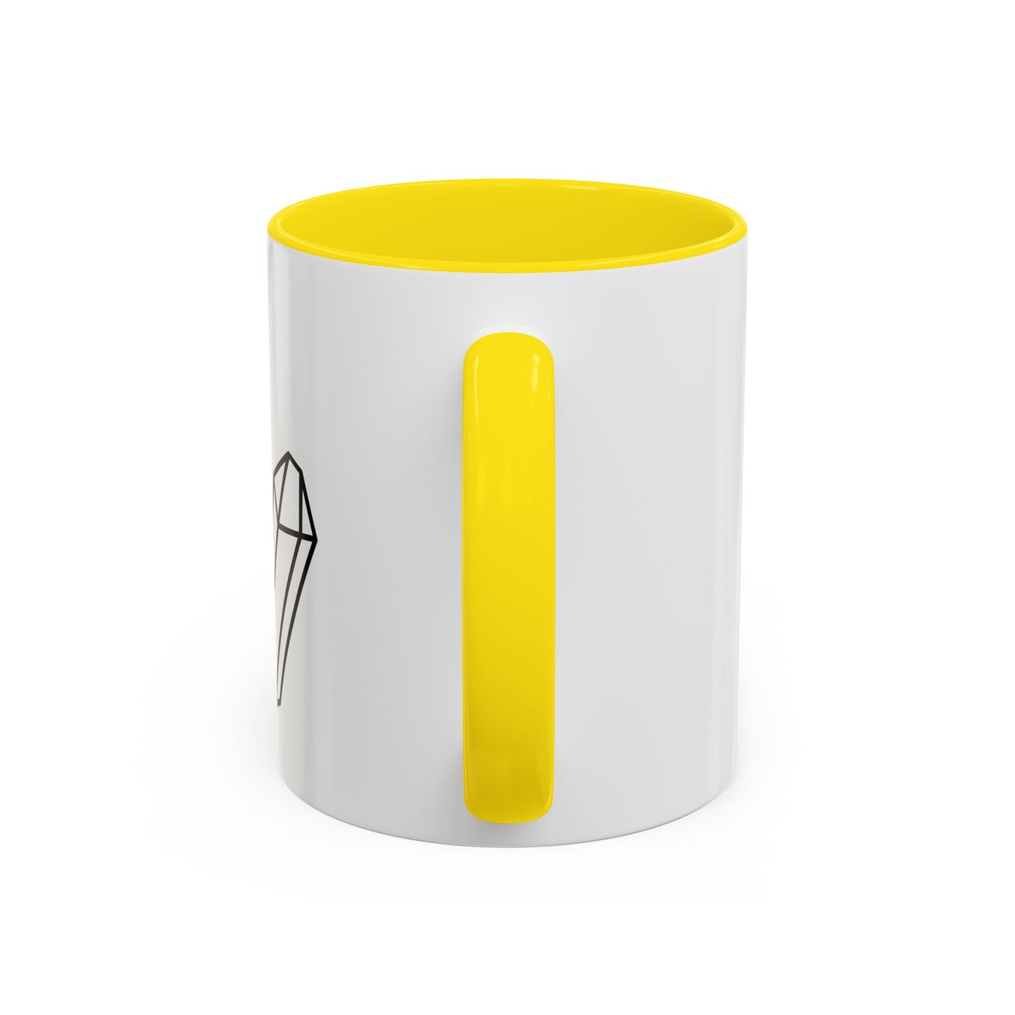 Minimalist Crystal Accent Coffee Mug - Perfect for Home and Office