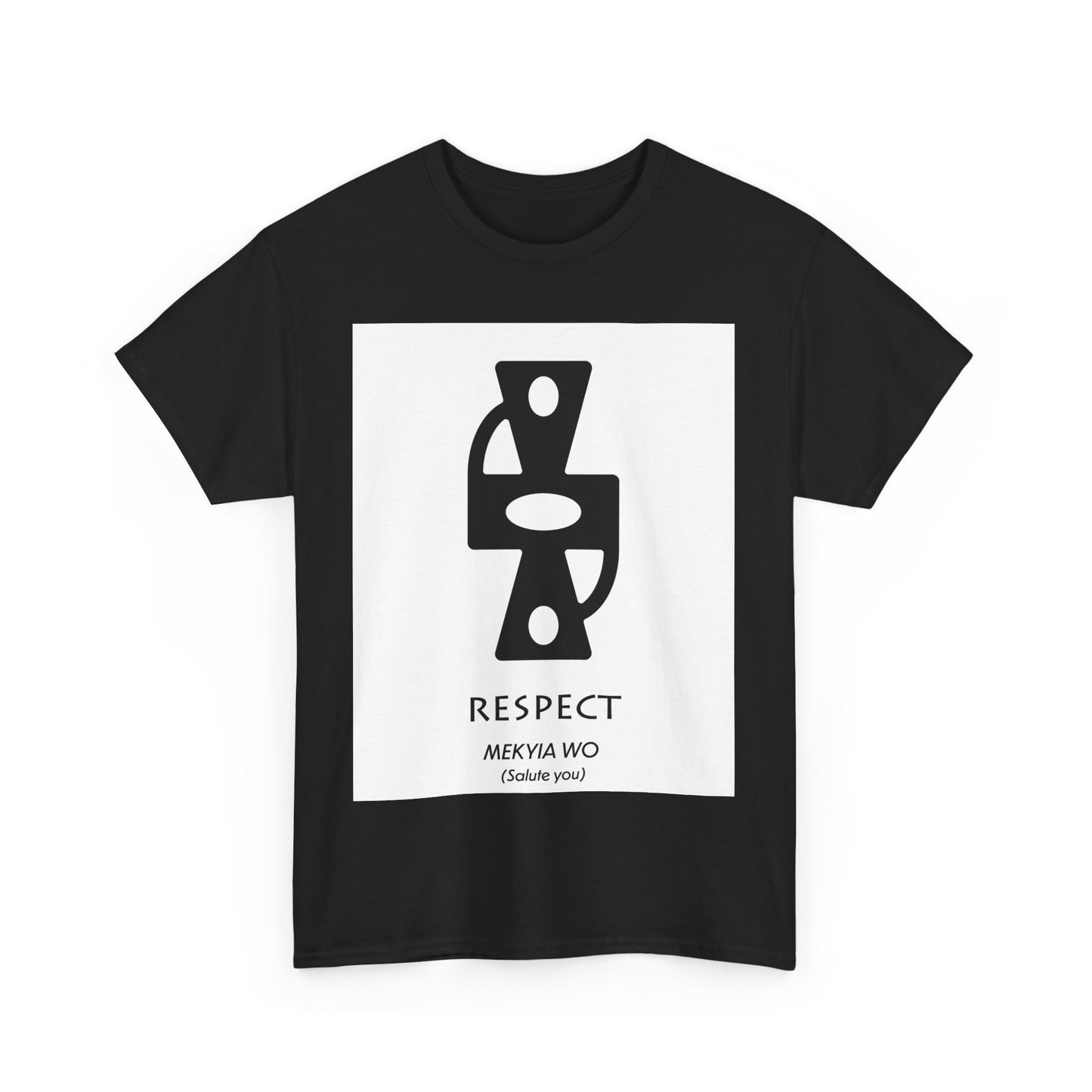 Unisex Heavy Cotton Tee - Respect Graphic T-Shirt for Everyday Affirmation
