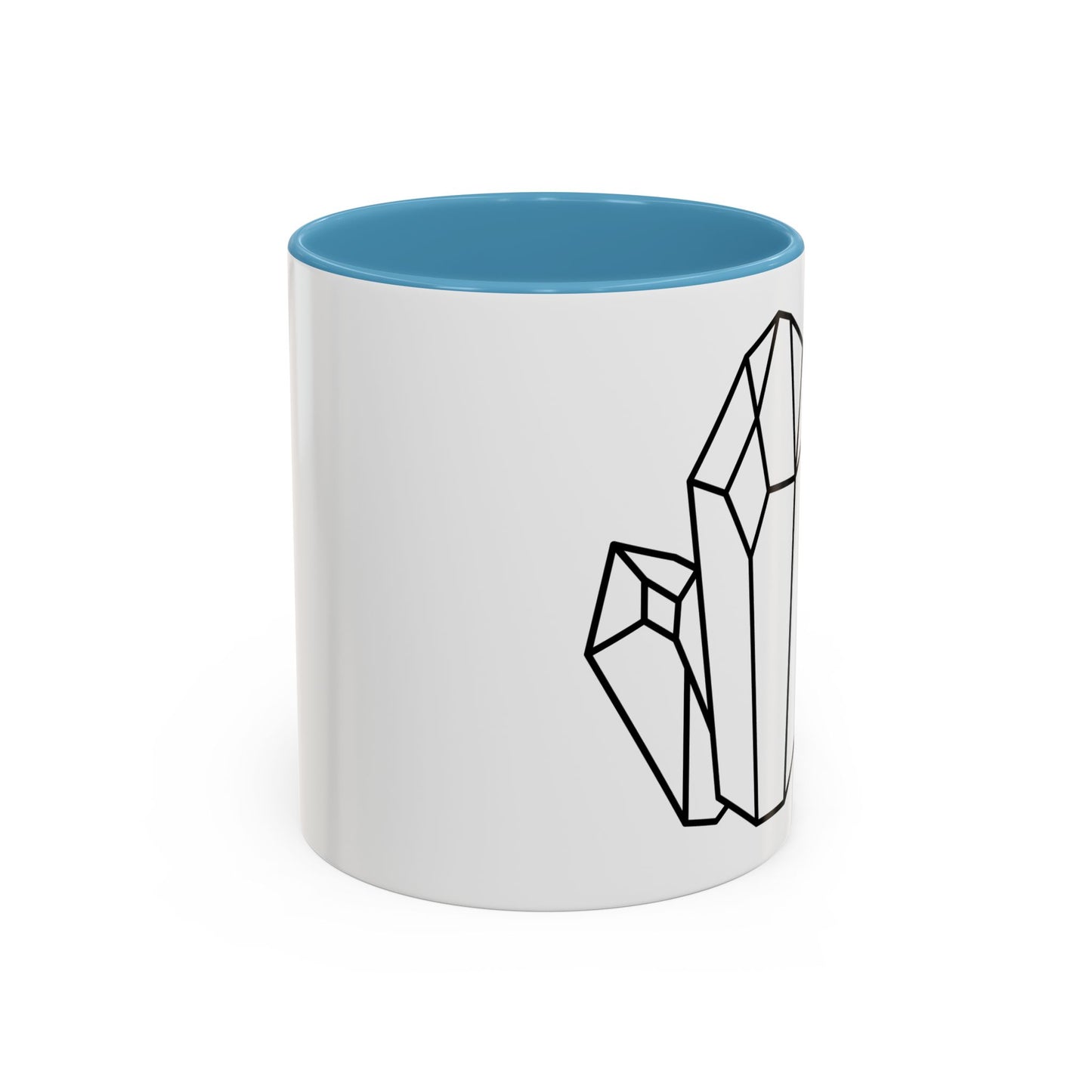 Minimalist Crystal Accent Coffee Mug - Perfect for Home and Office