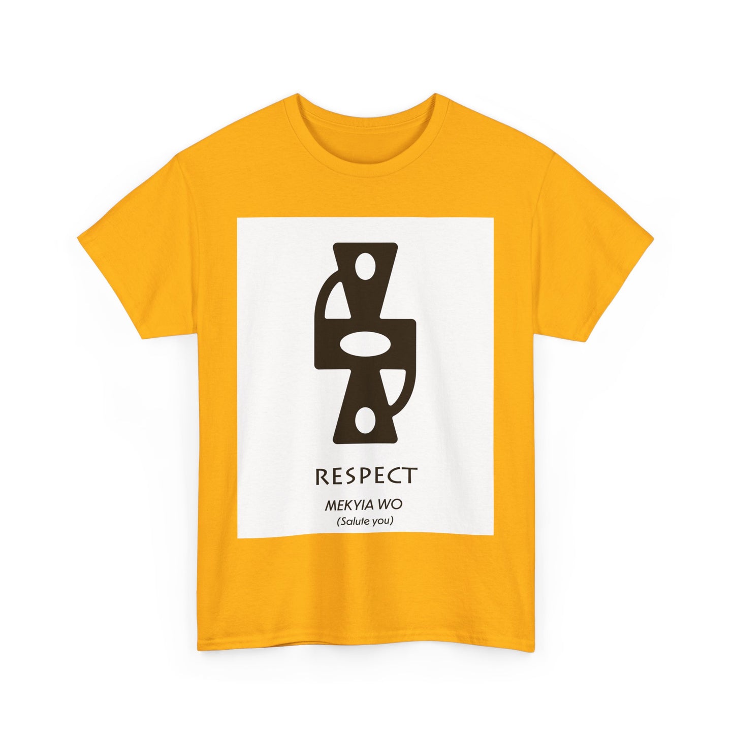 Unisex Heavy Cotton Tee - Respect Graphic T-Shirt for Everyday Affirmation