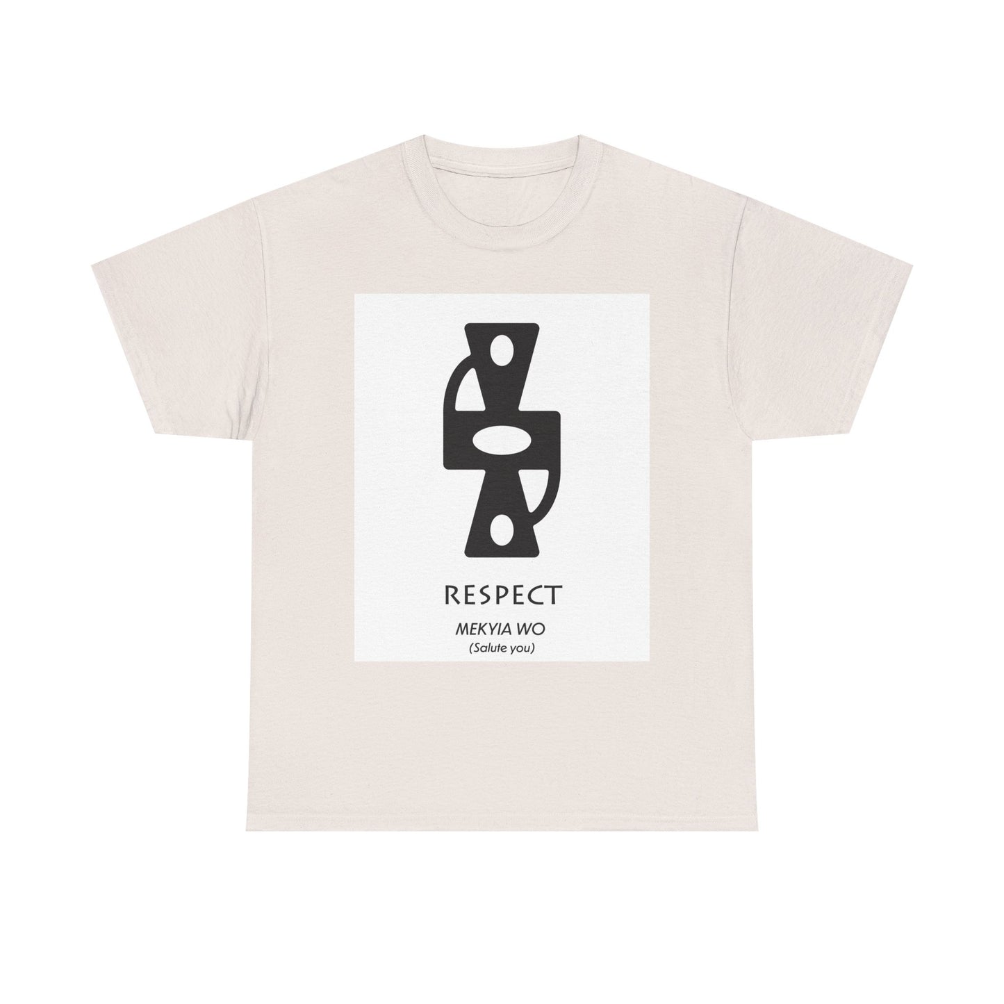 Unisex Heavy Cotton Tee - Respect Graphic T-Shirt for Everyday Affirmation