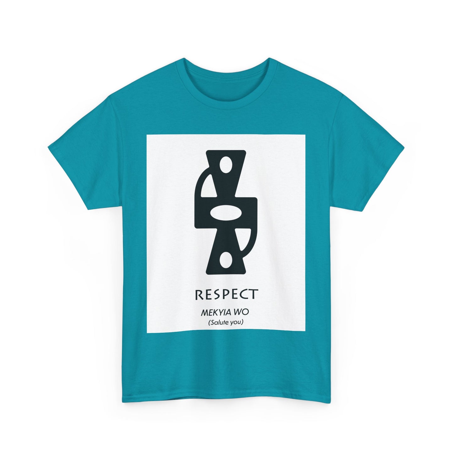 Unisex Heavy Cotton Tee - Respect Graphic T-Shirt for Everyday Affirmation