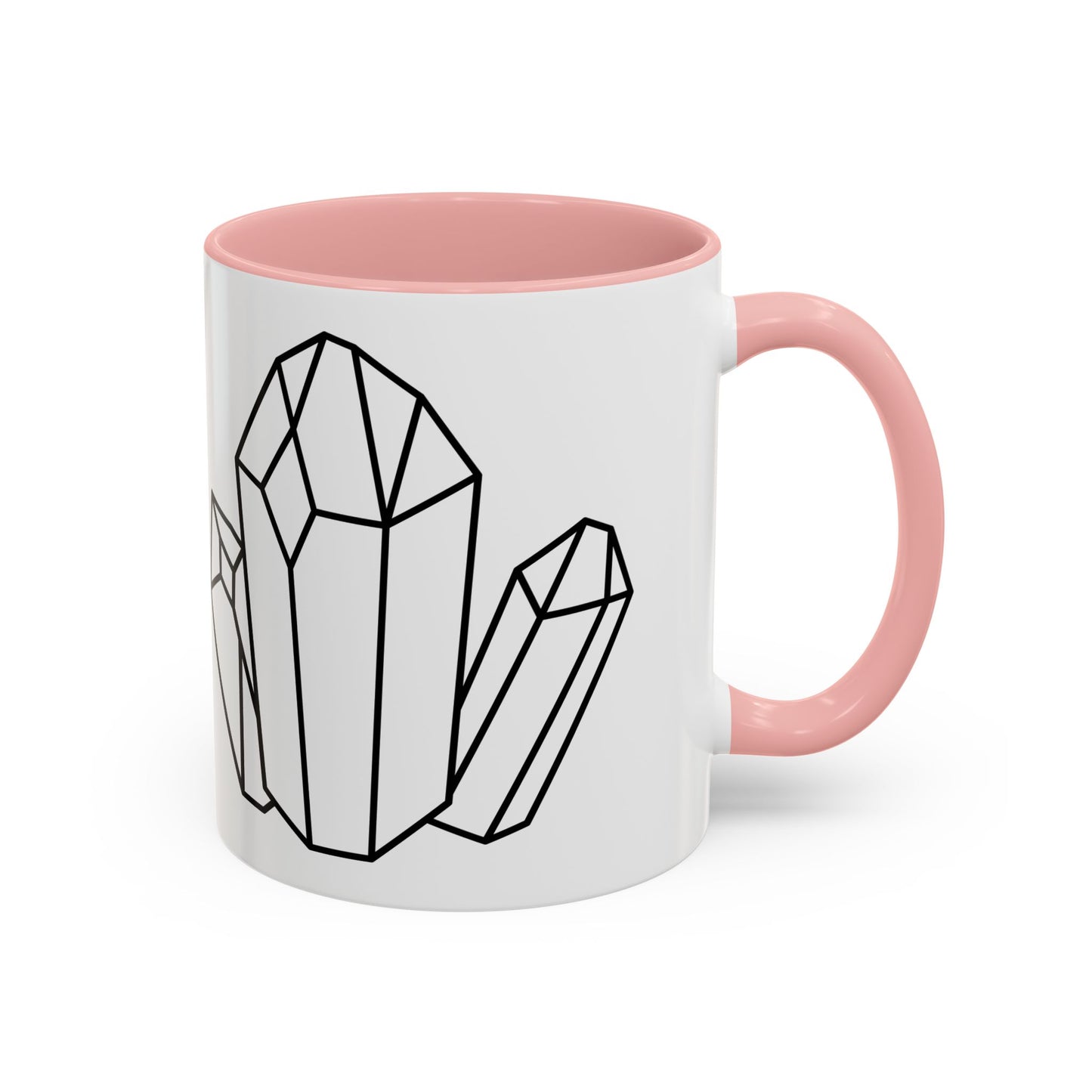 Minimalist Crystal Accent Coffee Mug - Perfect for Home and Office