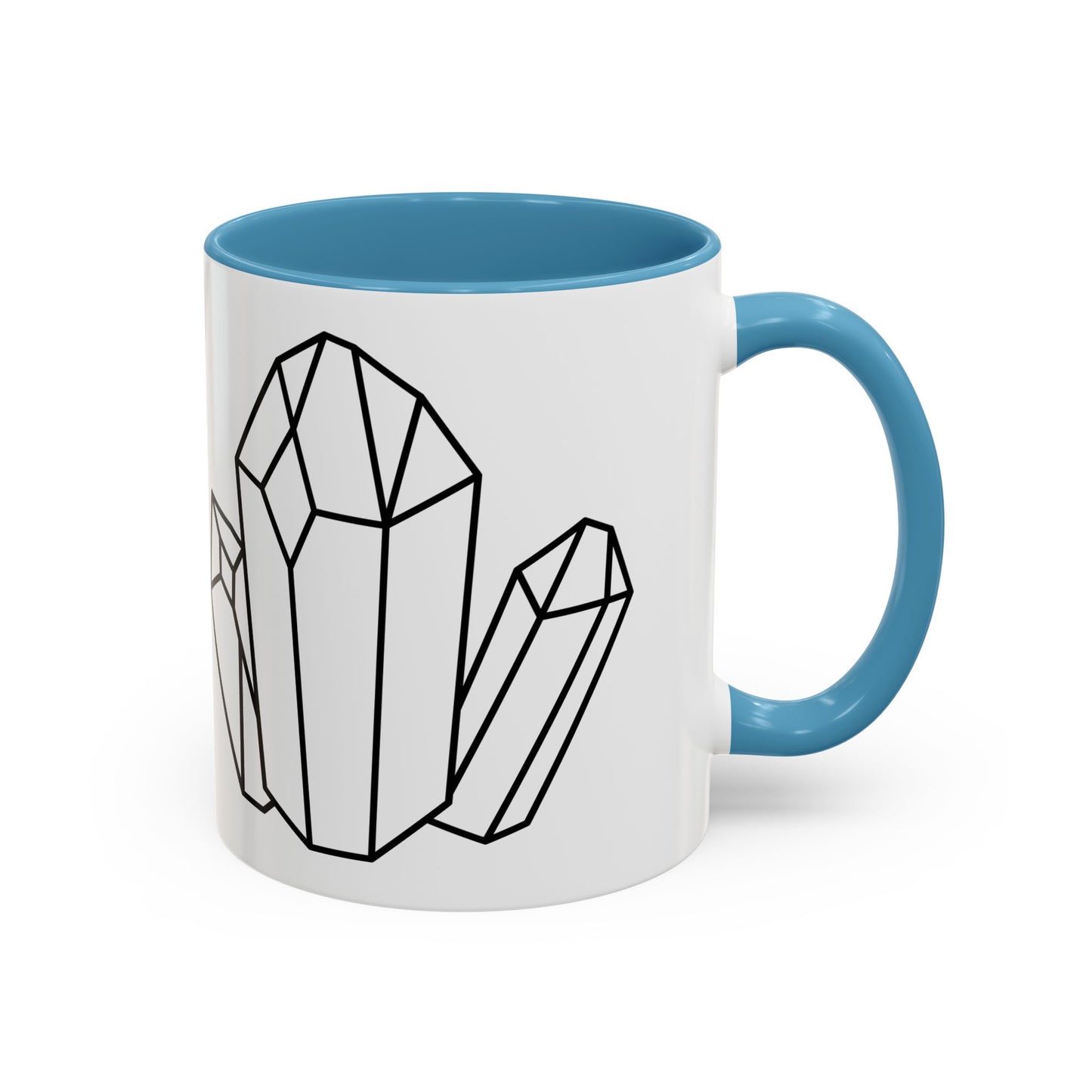 Minimalist Crystal Accent Coffee Mug - Perfect for Home and Office