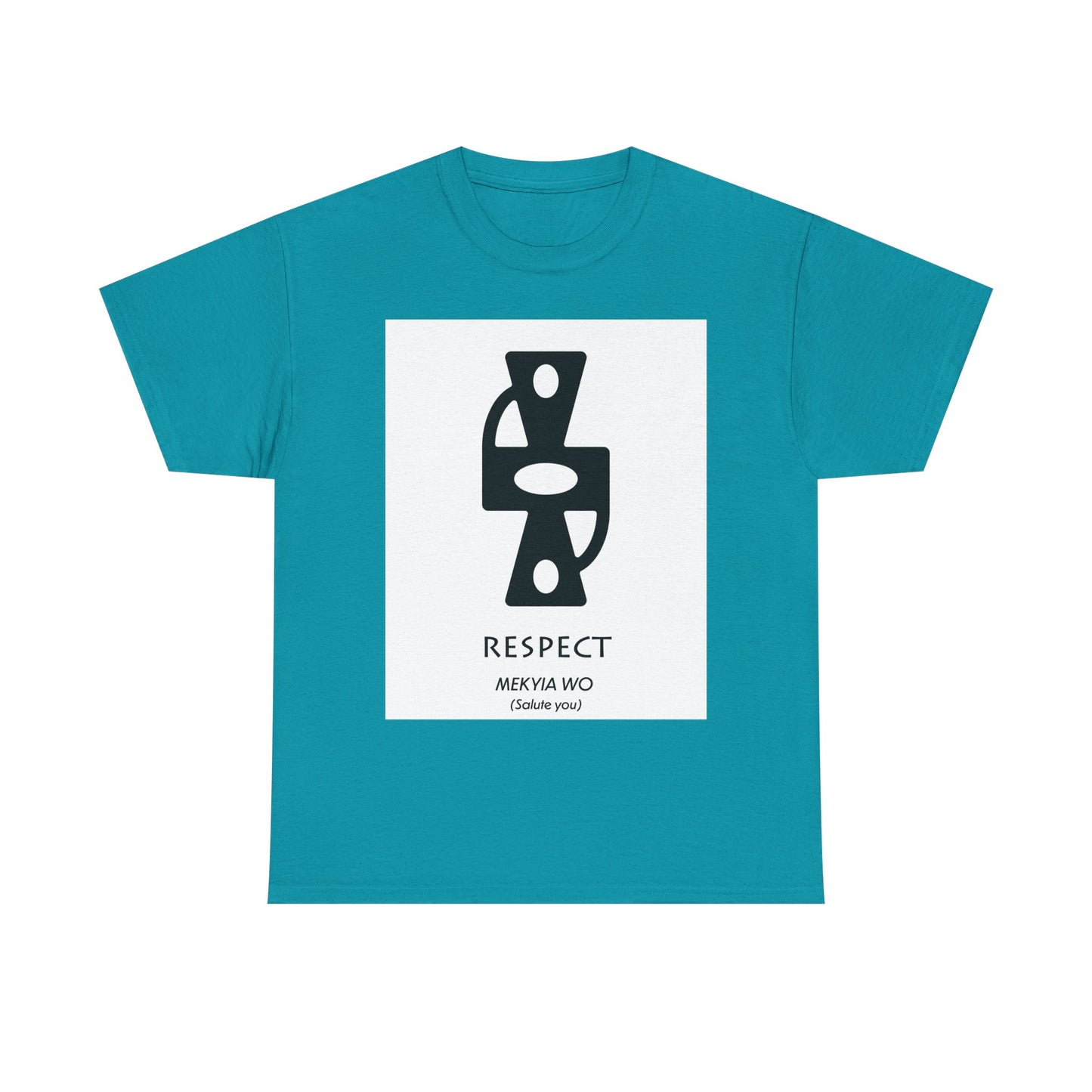 Unisex Heavy Cotton Tee - Respect Graphic T-Shirt for Everyday Affirmation
