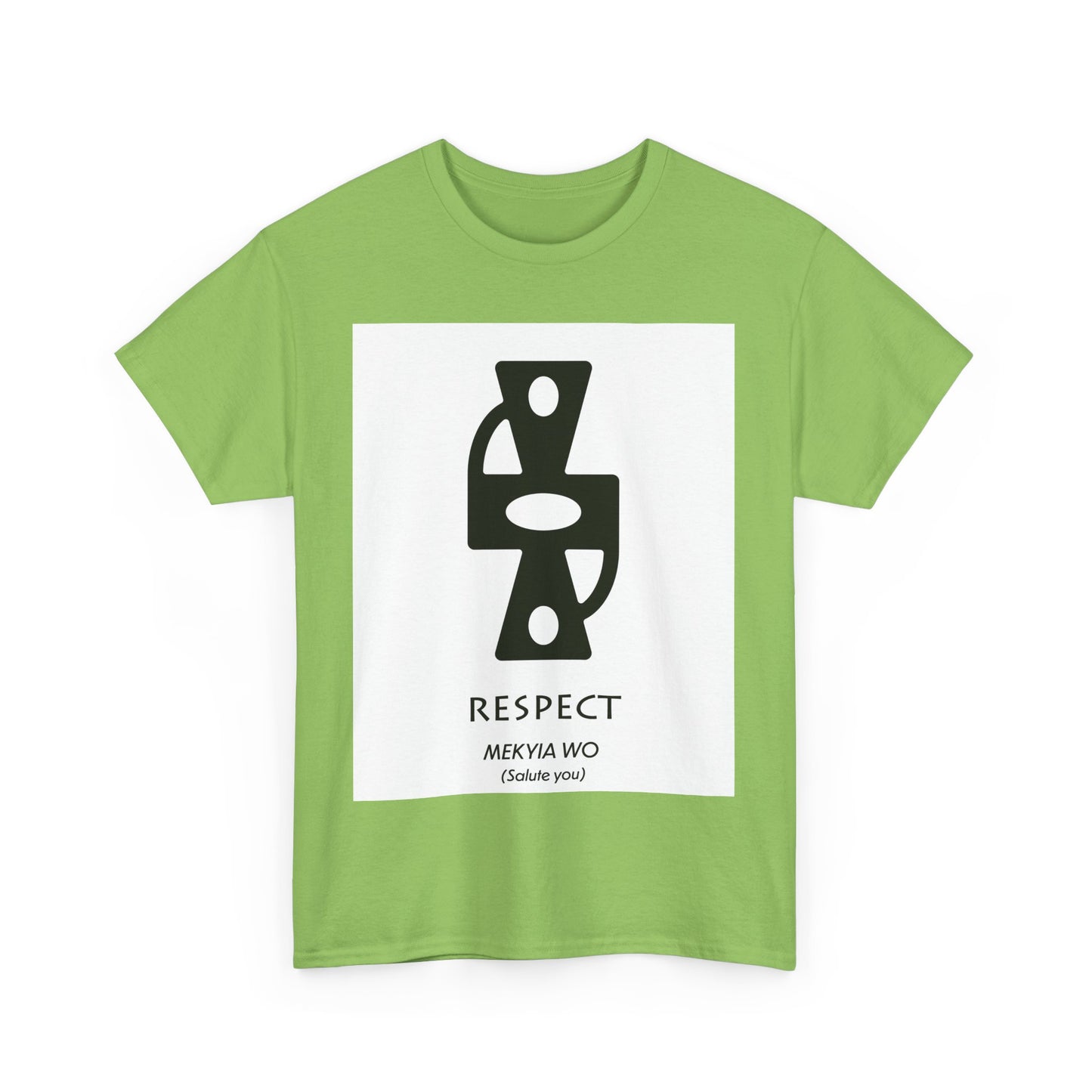 Unisex Heavy Cotton Tee - Respect Graphic T-Shirt for Everyday Affirmation