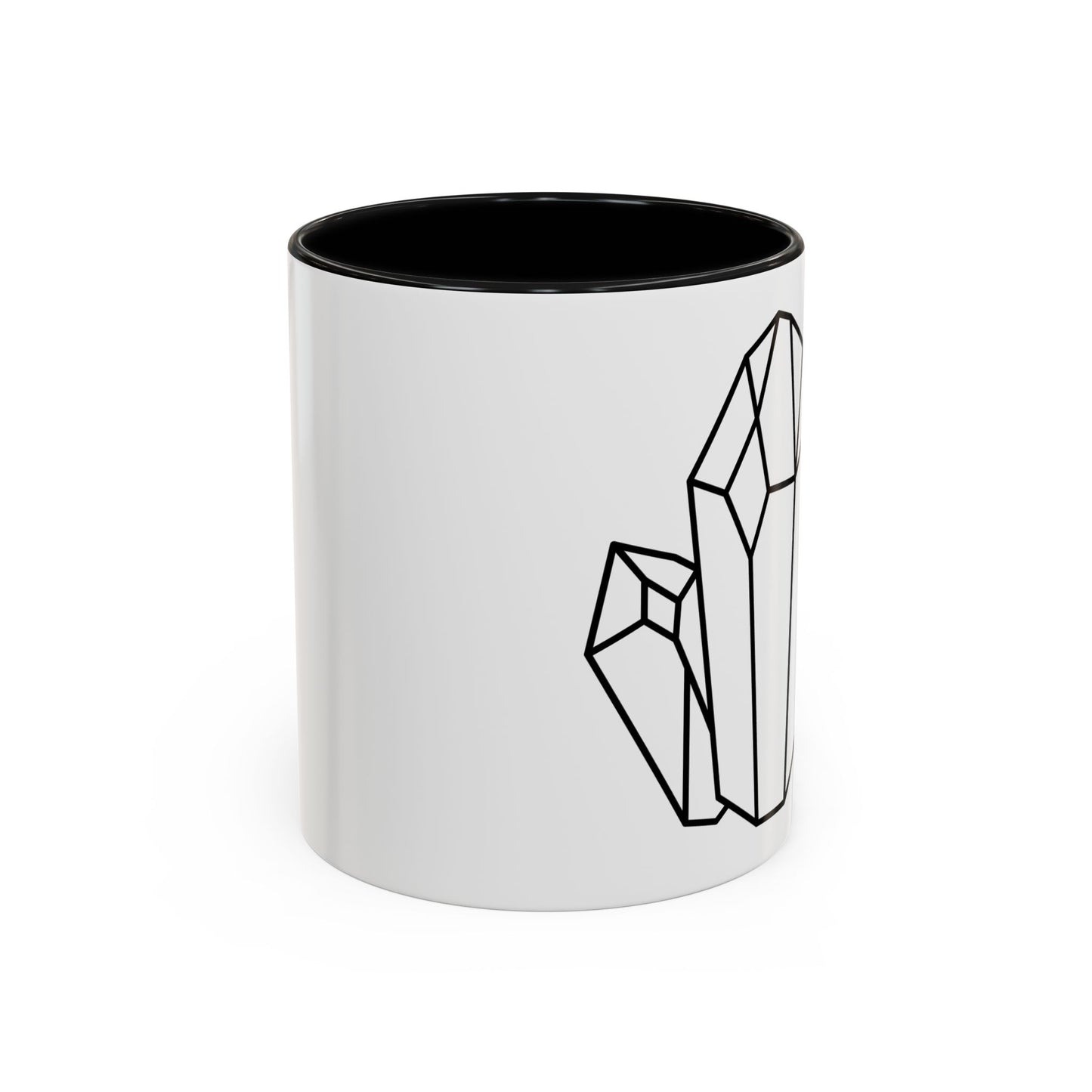 Minimalist Crystal Accent Coffee Mug - Perfect for Home and Office