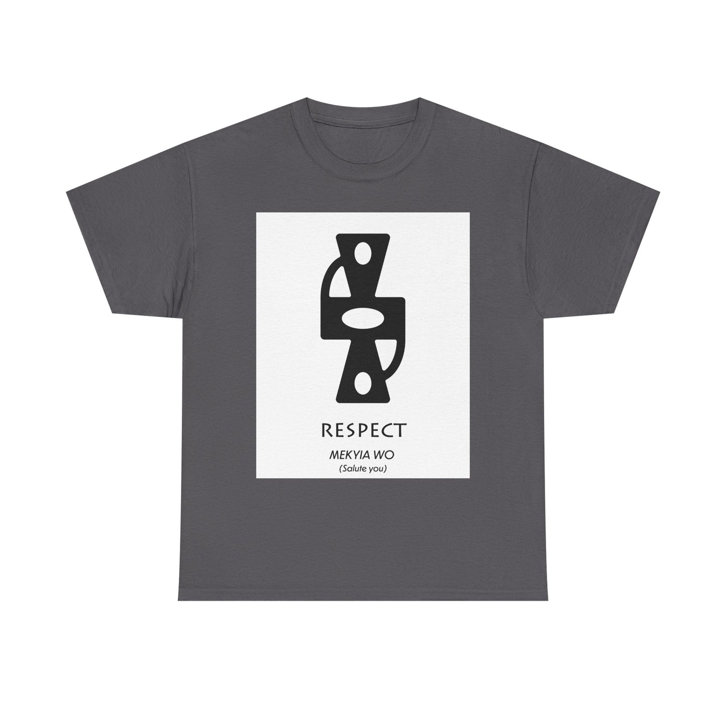 Unisex Heavy Cotton Tee - Respect Graphic T-Shirt for Everyday Affirmation