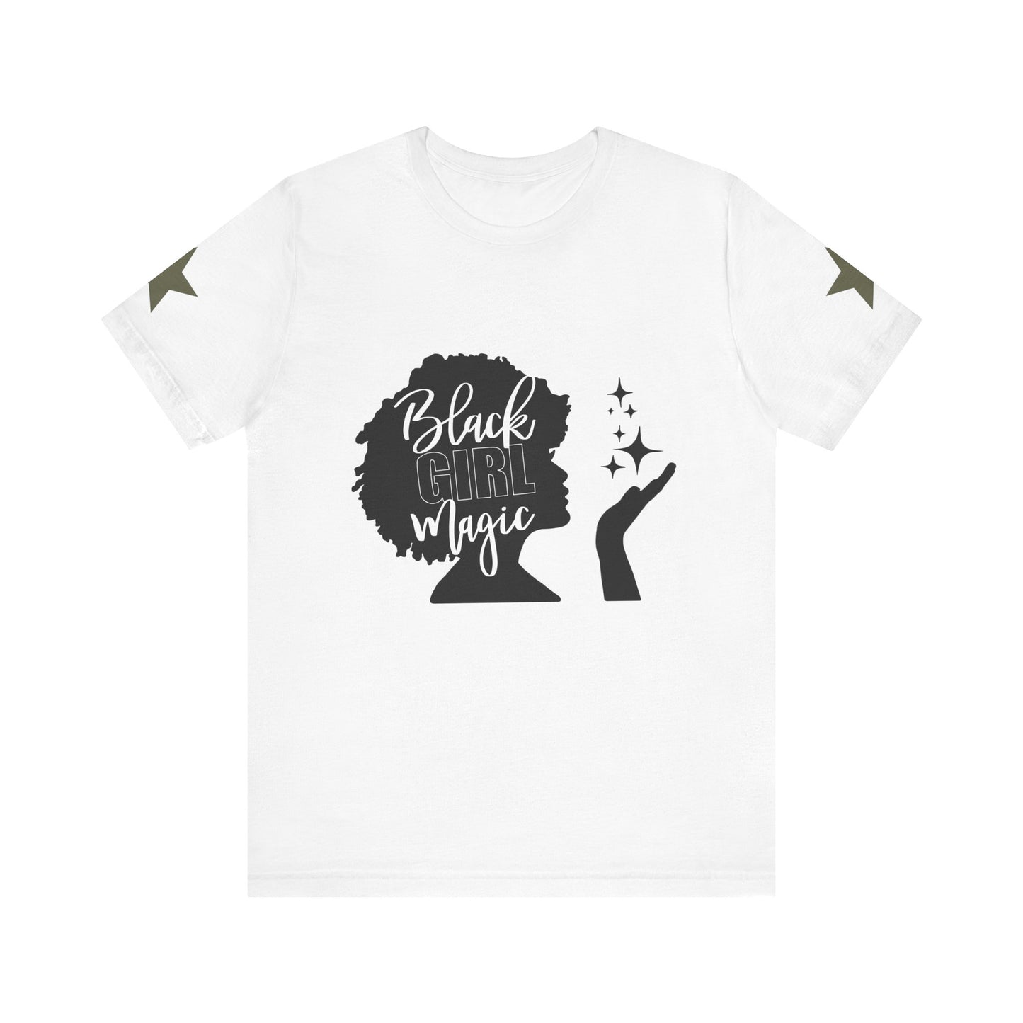 Black Girl Magic Short Sleeve Tee, Empowerment Shirt, Gift for Her, Casual Wear, Celebration Tee