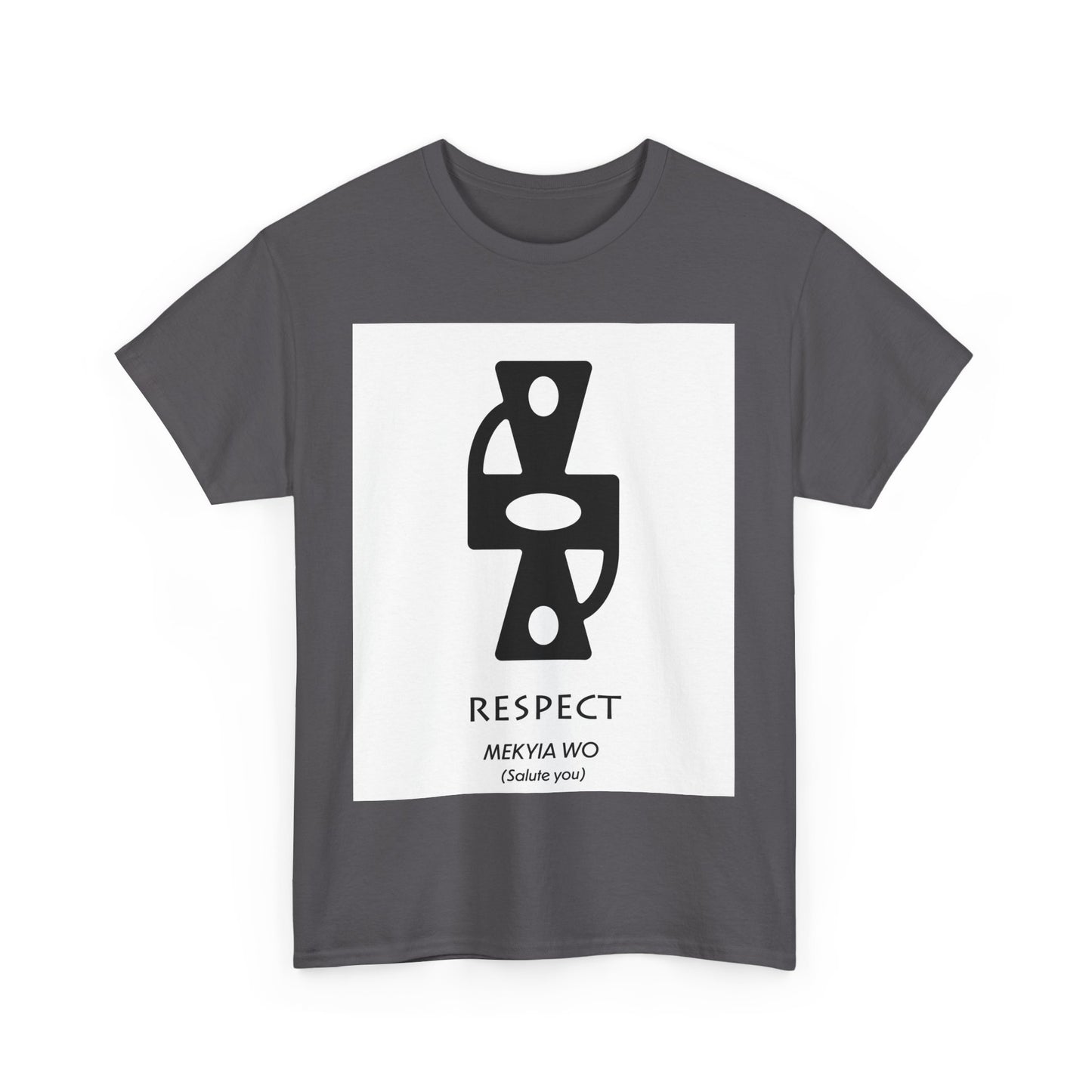 Unisex Heavy Cotton Tee - Respect Graphic T-Shirt for Everyday Affirmation